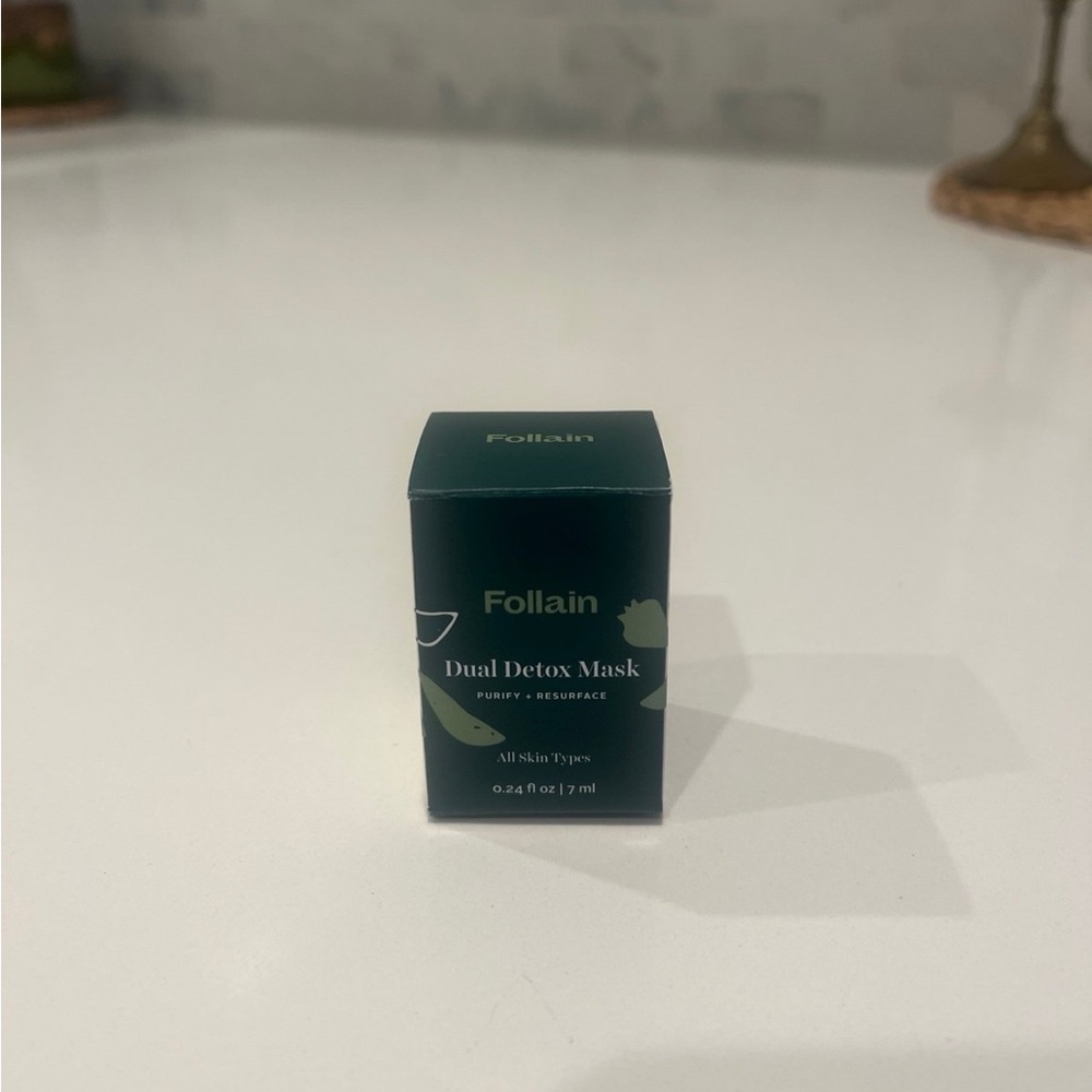 NWT! Follain - Dual Detox Mask - Mini!